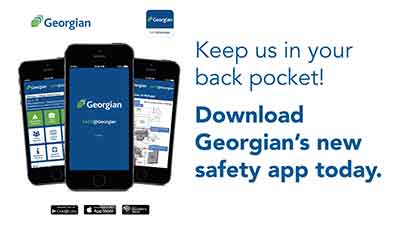 让我们在你的后口袋里!今天就下载格鲁吉亚新的安全应用程序。