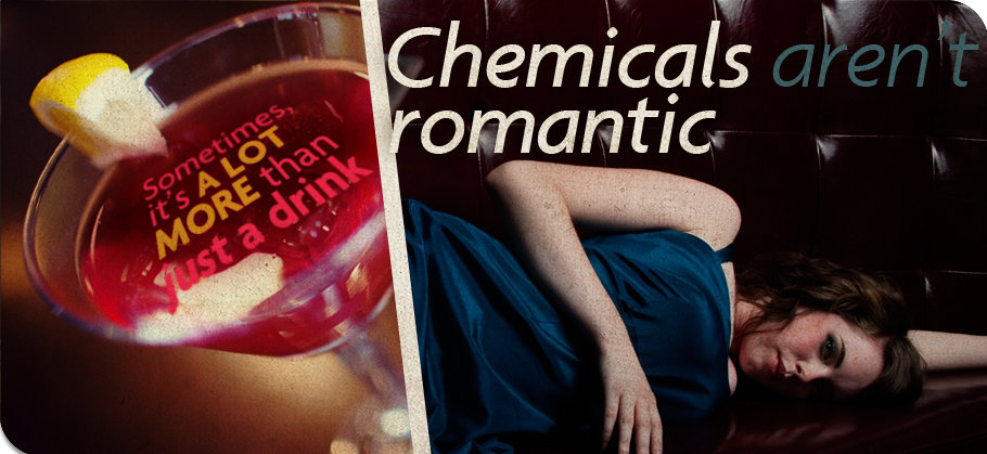 化学药品不浪漫，女性昏倒在地上