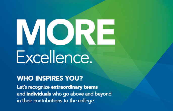 更卓越。谁激励你?让我们表彰那些为学院做出卓越贡献的杰出团队和个人。
